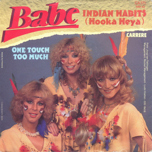 Babe - Indian Habits (Hooka Heya) 36872 Vinyl Singles Vinyl Zeer Goed / Hoesje Goed "VINYLSINGLES.NL"