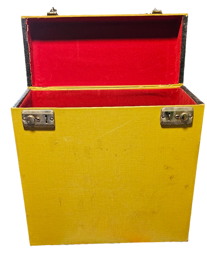 LP Koffer - Geel Goede Staat