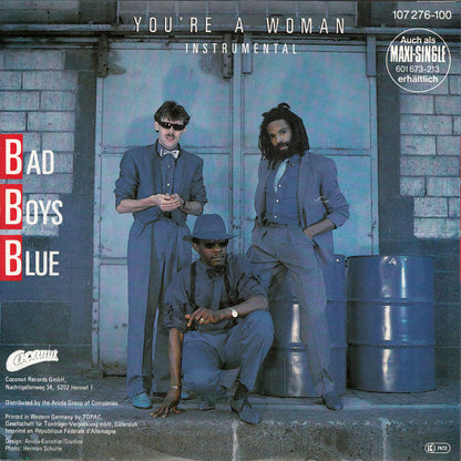 Bad Boys Blue - You're A Woman 19426 Vinyl Singles Vinyl Zeer Goed / Hoesje Goed "VINYLSINGLES.NL"