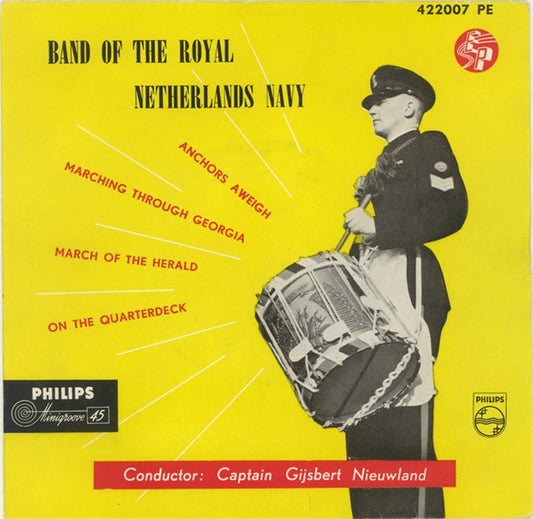Band Of The Royal Netherlands Navy - Anchors Aweigh 29854 Vinyl Singles EP Vinyl Zeer Goed / Hoesje Goed "VINYLSINGLES.NL"