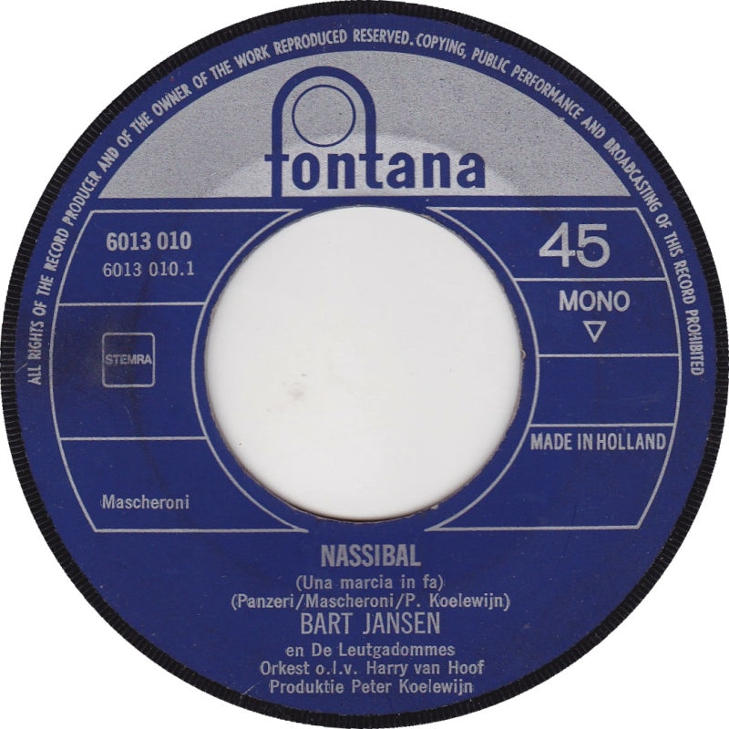 Bart Jansen - Nassibal 41786 Vinyl Singles Vinyl Goed / Hoes Generic