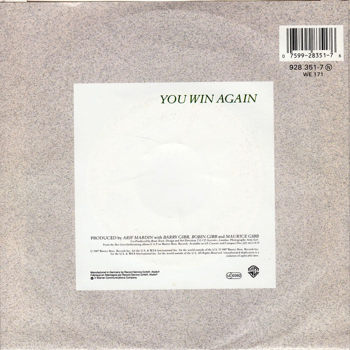 Bee Gees - You Win Again 37480