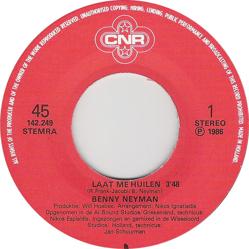 Benny Neyman - Let Me Cry 15410
