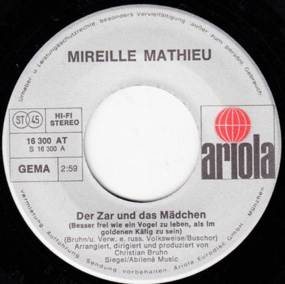 Mireille Mathieu - Der Zar Und Das Mädchen 23235