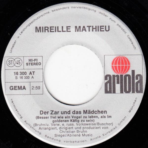 Mireille Mathieu - Der Zar und das Mädchen 23216