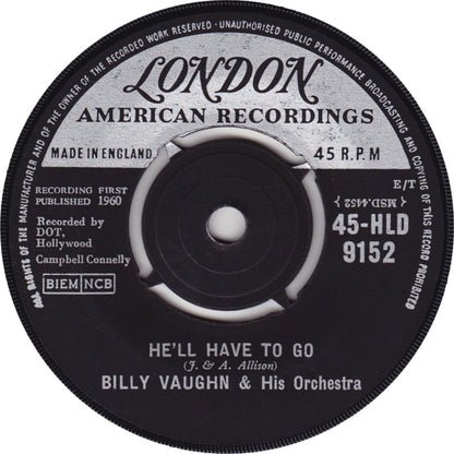 Billy Vaughn And His Orchestra - He'll Have To Go 17094