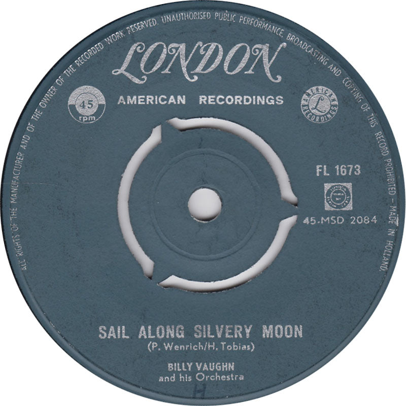 Billy Vaughn And His Orchestra - Sail Along Silvery Moon 30893 Vinyl Singles Vinyl Goed / Hoes Generic