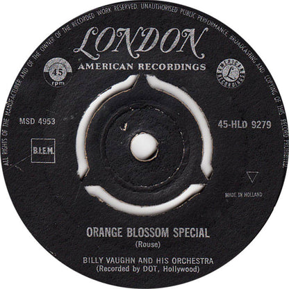 Billy Vaughn And His Orchestra - Wheels 18100 Vinyl Singles Vinyl Goed / Hoes Generic
