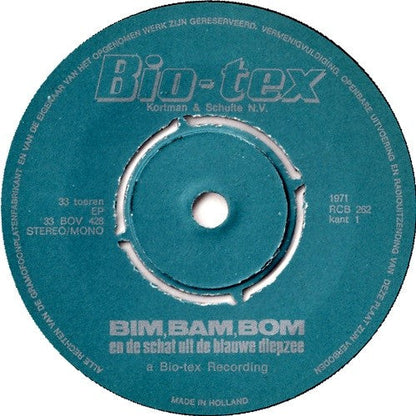 No Artist - Bim Bam Bom En De Schat Uit De Blauwe Diepzee 10314 Vinyl Singles Vinyl Goed / Hoes Goed