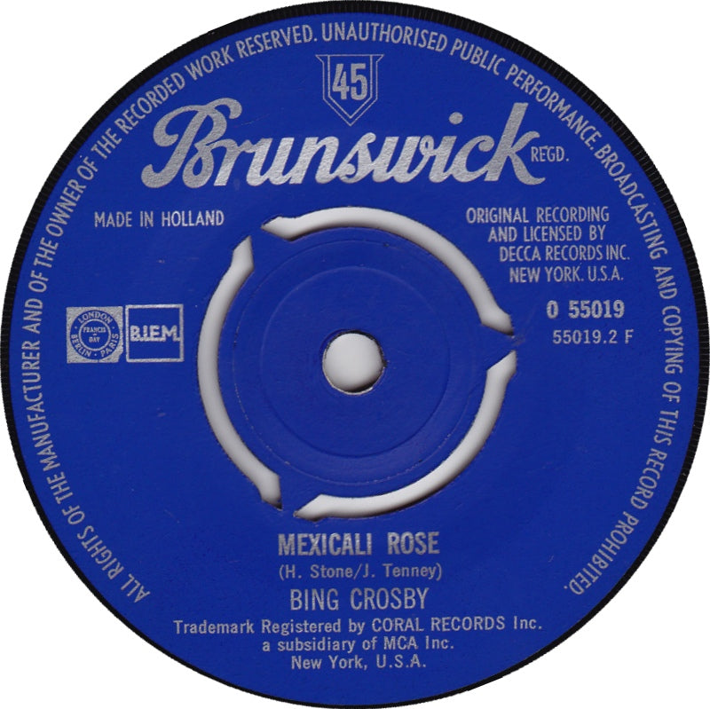 Bing Crosby - Moonlight Bay 40446 Vinyl Singles Vinyl Goed / Hoes Generic