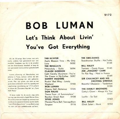 Bob Luman - Lass uns über das Leben nachdenken 37929