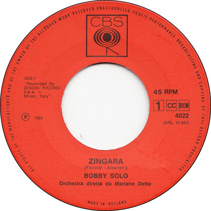 Bobby Solo - Zingara 28409