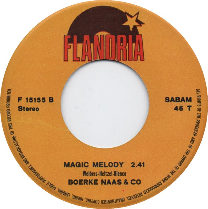 Boerke Naas & Co, Het Vlaamse Wonderorgel - De Boerinnekes-Dans 29102 Vinyl Singles Vinyl Zeer Goed / Hoesje Goed "VINYLSINGLES.NL"