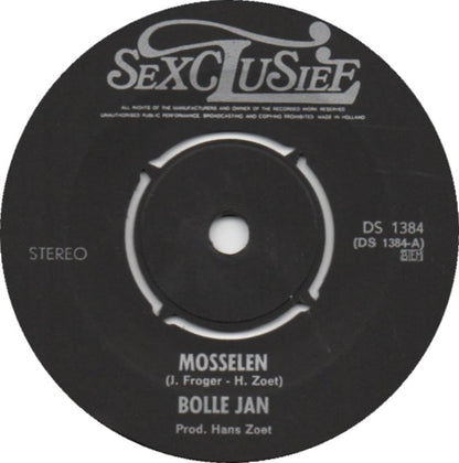 Bolle Jan - Mosselen Vinyl Singles Vinyl Zeer Goed / Hoesje Goed "VINYLSINGLES.NL"