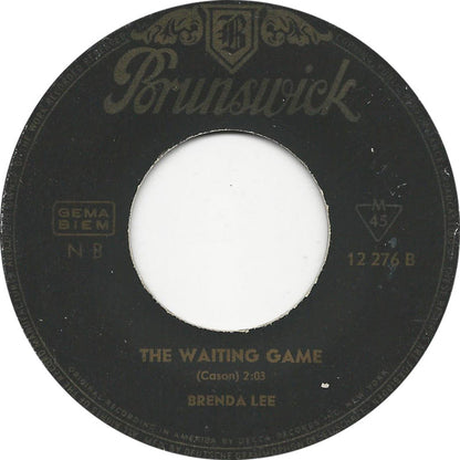 Brenda Lee - Think 42484 Vinyl Singles Vinyl Goed / Hoes Generic