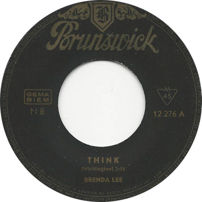 Brenda Lee - Think 42484 Vinyl Singles Vinyl Goed / Hoes Generic