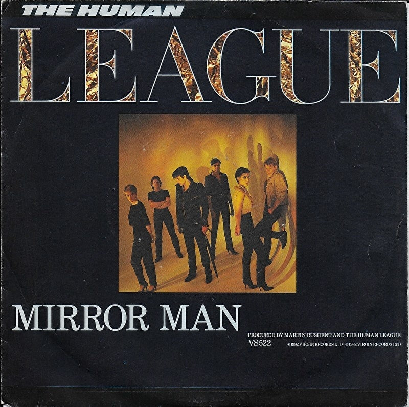 Human League - Miror Man Vinyl Singles Vinyl Zeer Goed / Hoesje Goed "VINYLSINGLES.NL"