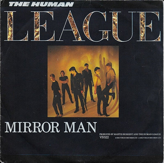 Human League - Miror Man Vinyl Singles Vinyl Zeer Goed / Hoesje Goed "VINYLSINGLES.NL"