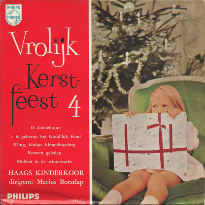 Haags Kinderkoor - Vrolijk Kerstfeest - No. 4 Vinyl Singles EP Vinyl Zeer Goed / Hoesje Goed "VINYLSINGLES.NL"