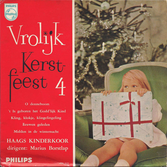 Haags Kinderkoor - Vrolijk Kerstfeest - No. 4 Vinyl Singles EP Vinyl Zeer Goed / Hoesje Goed "VINYLSINGLES.NL"