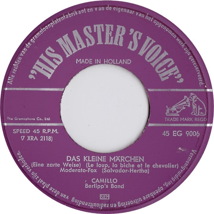 Camillo - Sag Warum Vinyl Singles Vinyl Goed / Hoes Generic