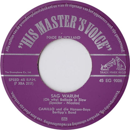 Camillo - Sag Warum Vinyl Singles Vinyl Goed / Hoes Generic