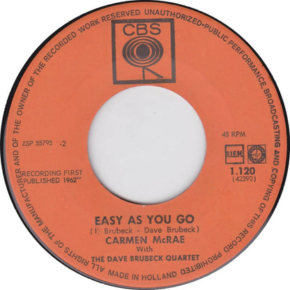 Carmen McRae &amp; Dave Brubeck – It’s A Raggy Waltz 15905