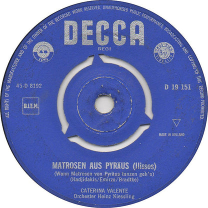 Caterina Valente - Matrosen aus Pyraus 04856