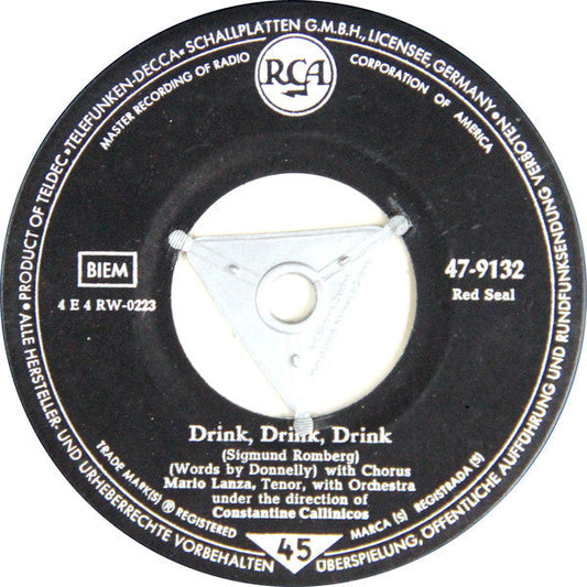 Mario Lanza - Trinken, Trinken, Trinken 10629 09113