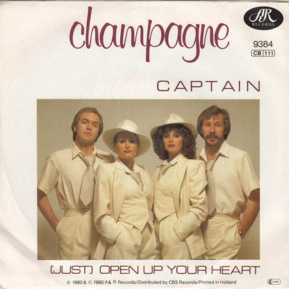 Champagne - Captain 30819 Vinyl Singles Vinyl Zeer Goed / Hoesje Goed "VINYLSINGLES.NL"