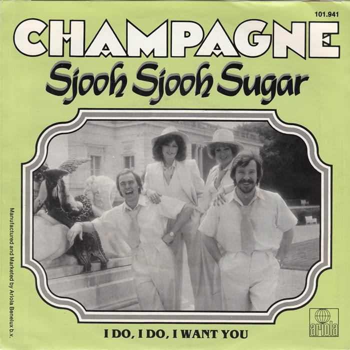 Champagne - Sjooh Sjooh Sugar 36875 Vinyl Singles Vinyl Zeer Goed / Hoesje Goed "VINYLSINGLES.NL"