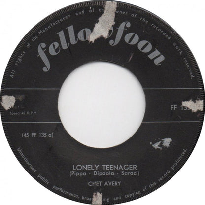 Chet Avery / Marty Pell – Einsamer Teenager / Bist du heute Abend einsam? 38879