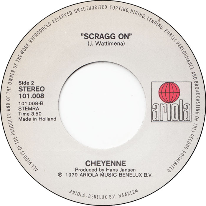 Cheyenne - Get Jogging 36436 Vinyl Singles Vinyl Zeer Goed / Hoesje Goed "VINYLSINGLES.NL"