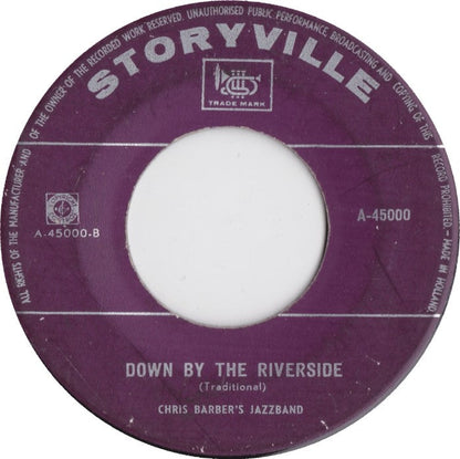 Chris Barber's Jazz Band - Ice Cream Vinyl Singles Vinyl Zeer Goed / Hoesje Generic "VINYLSINGLES.NL"