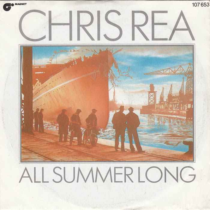 Chris Rea - All Summer Long 30391 Vinyl Singles Vinyl Zeer Goed / Hoesje Goed "VINYLSINGLES.NL"