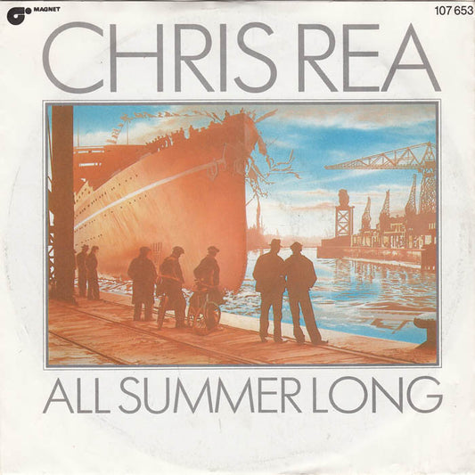 Chris Rea - All Summer Long 30391 Vinyl Singles Vinyl Zeer Goed / Hoesje Goed "VINYLSINGLES.NL"