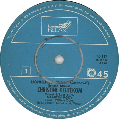 Christine Deutekom – Nonnenchor 39835