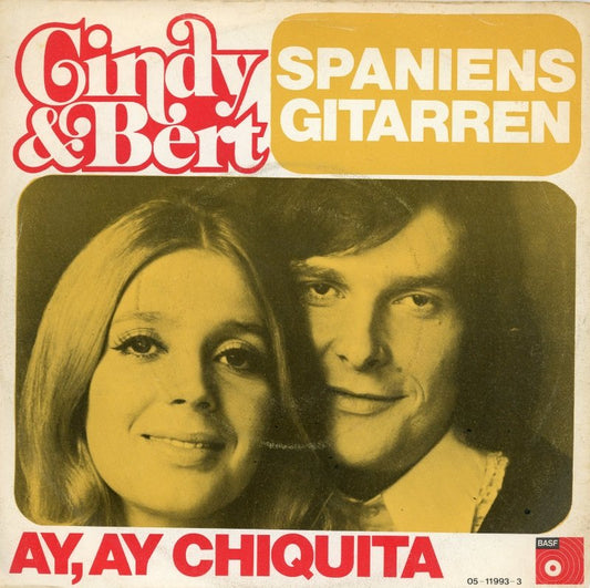 Cindy & Bert - Spaniens Gitarren 40956 Vinyl Singles Vinyl Goed / Hoes Goed