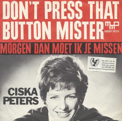 Ciska Peters - Drücken Sie nicht diesen Knopf, Mister