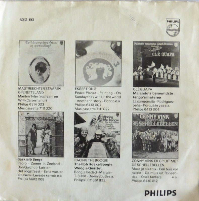Ciska Peters - Geef Mij Je Hand Vinyl Singles Vinyl Zeer Goed / Hoesje Goed "VINYLSINGLES.NL"