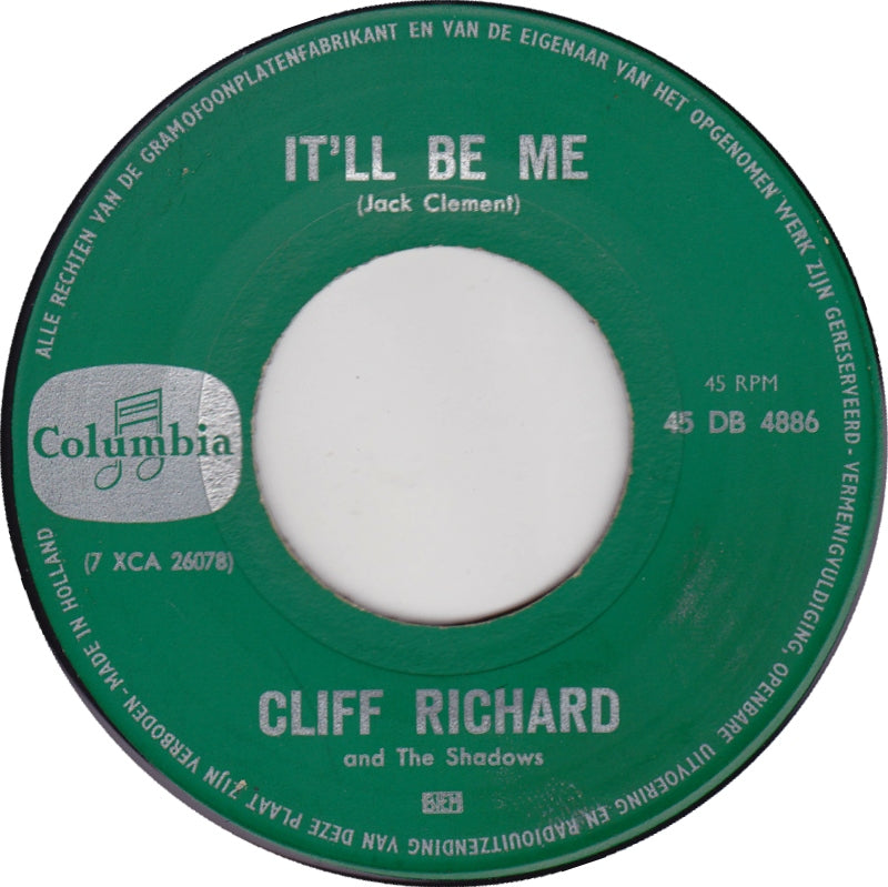 Cliff Richard & The Shadows - It'll Be Me 42374 Vinyl Singles Vinyl Goed / Hoes Generic