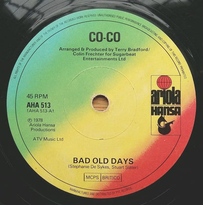 Co-Co - Bad Old Days 18140