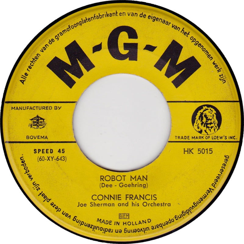 Connie Francis - Robot Man 18201