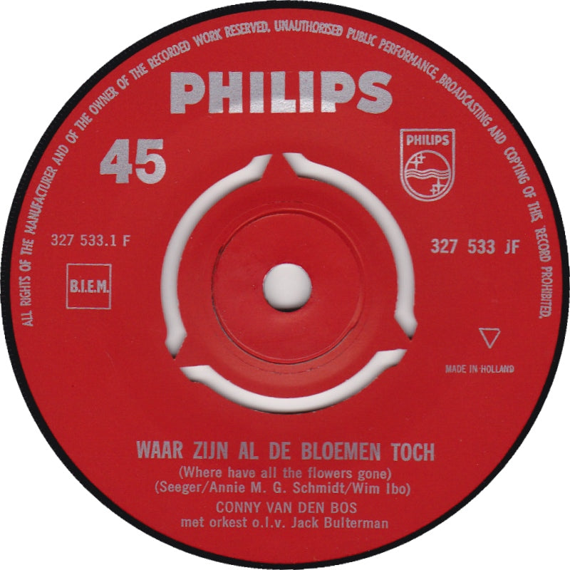 Conny van den Bos - Wo sind all die Blumen 28374