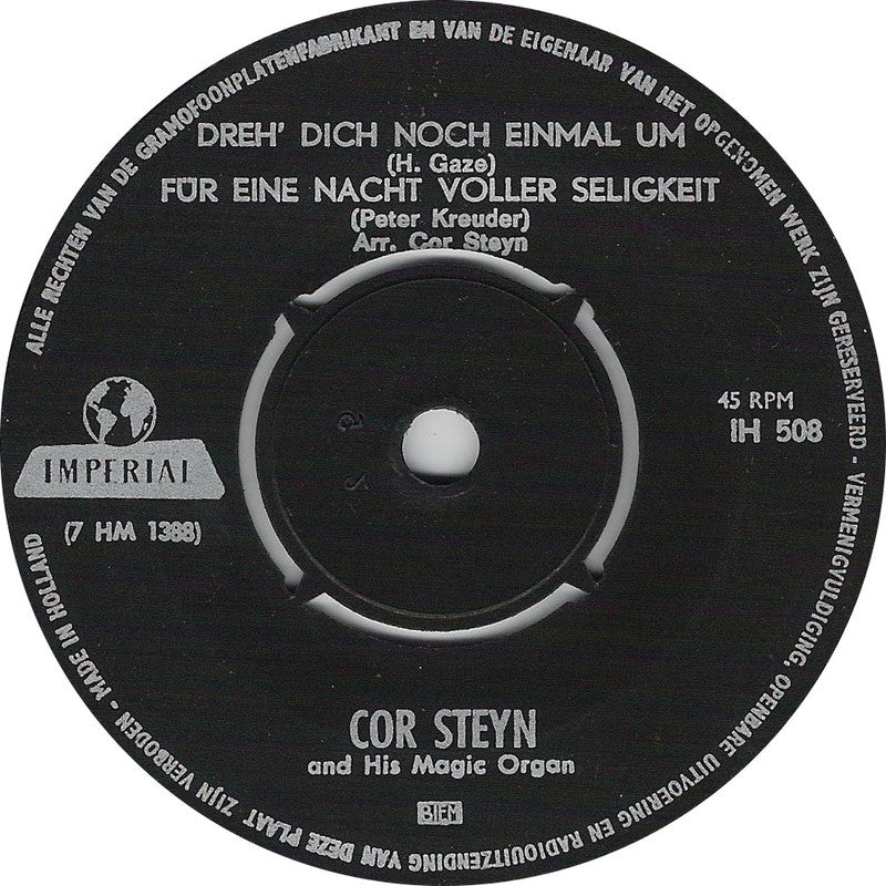 Cor Steyn – Cor Steyn And His Magic Organ (EP) 19934