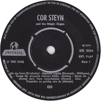 Cor Steyn - Cor Steyn And His Magic Organ 1 10056 Vinyl Singles EP Vinyl Goed / Hoes Goed