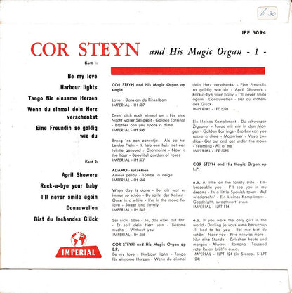 Cor Steyn - Cor Steyn And His Magic Organ 1 10056 Vinyl Singles EP Vinyl Goed / Hoes Goed
