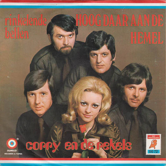 Corry En De Rekels - Hoog Daar Aan De Hemel Vinyl Singles Vinyl Zeer Goed / Hoesje Goed "VINYLSINGLES.NL"