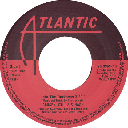 Crosby, Stills & Nash - Southern Cross Vinyl Singles Vinyl Zeer Goed / Hoesje Generic "VINYLSINGLES.NL"