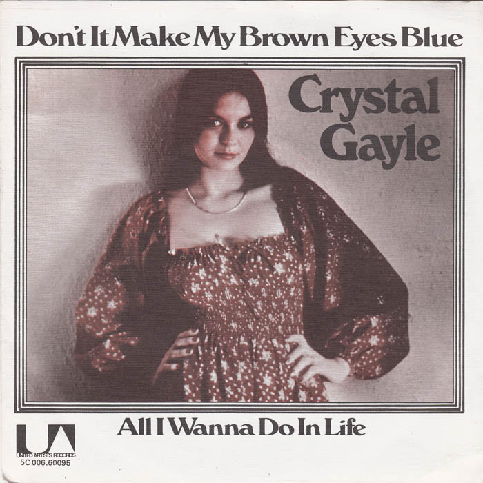 Crystal Gayle - Don't It Make My Brown Eyes Blue 41668 Vinyl Singles Vinyl Goed / Hoes Goed